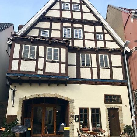Hotel-Pension Markt-Scheune Anno 1652 Vlotho Exterior photo
